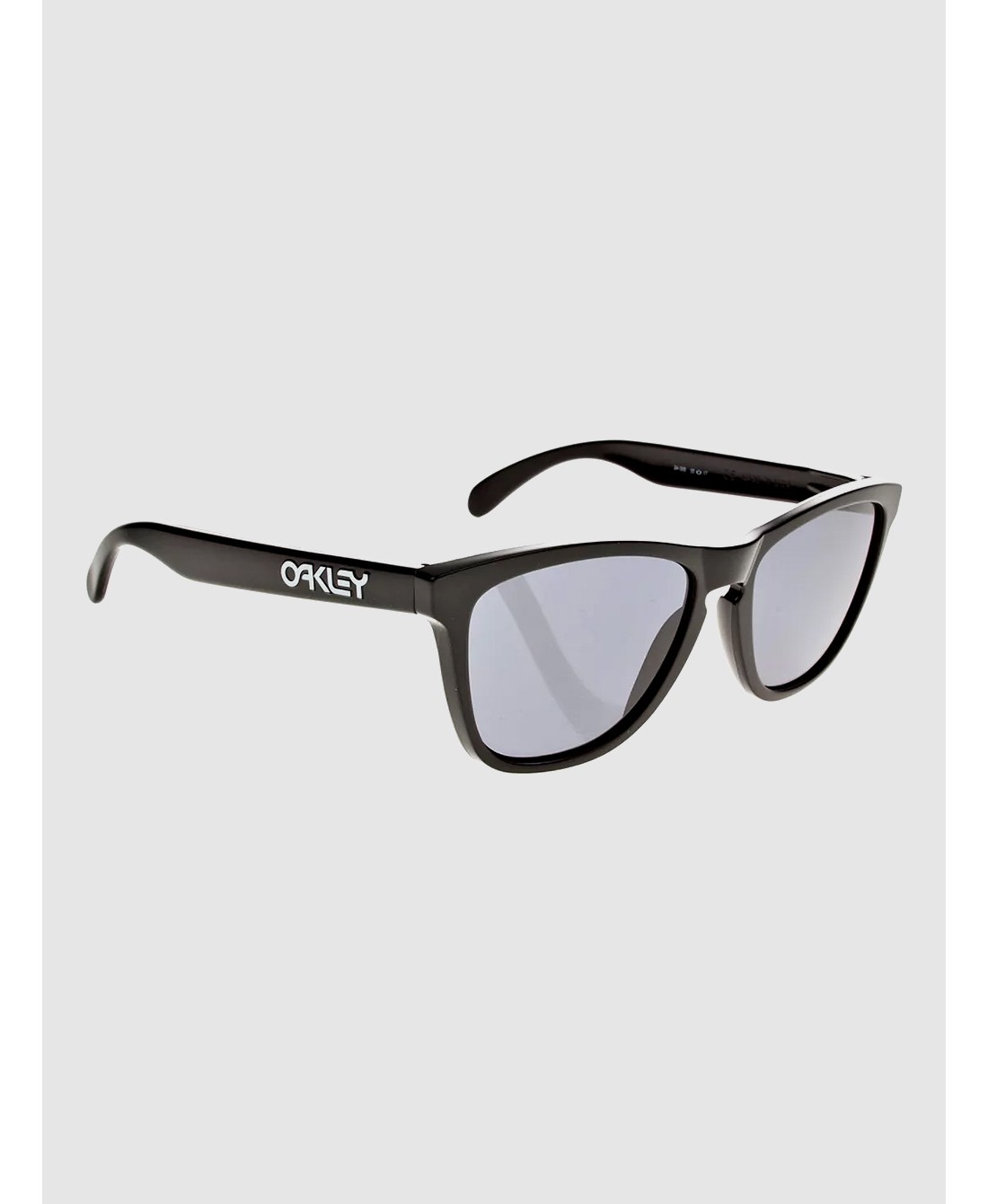 Oakley Frogskin Polished Black Sonnenbrille grey