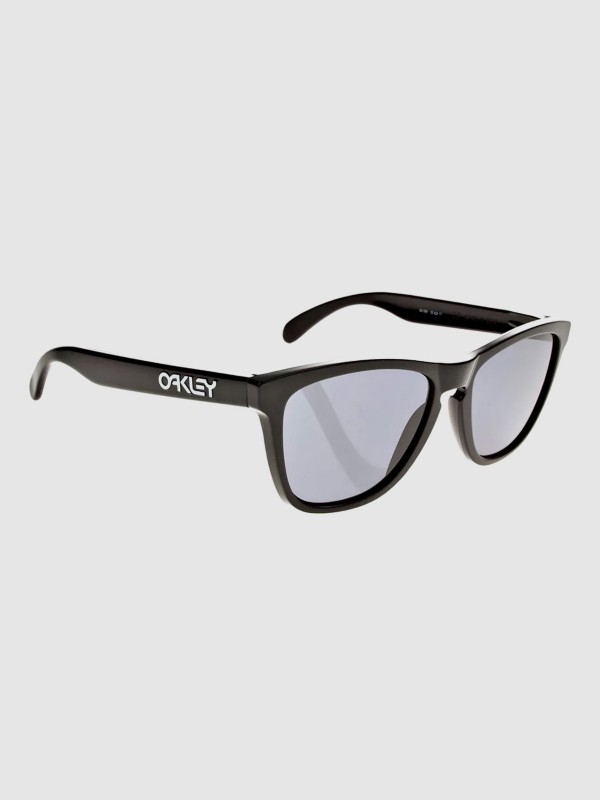 Oakley Frogskin Polished Black Sonnenbrille grey