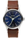 Nixon The Sentry Leather Reloj