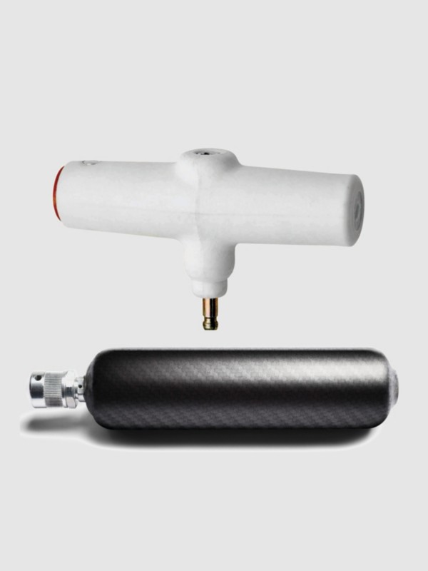 ABS Carbon Cartridge incl Activation Handle silver