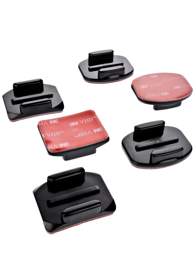 GoPro Cam Flat + Curved Adhesive Mounts
