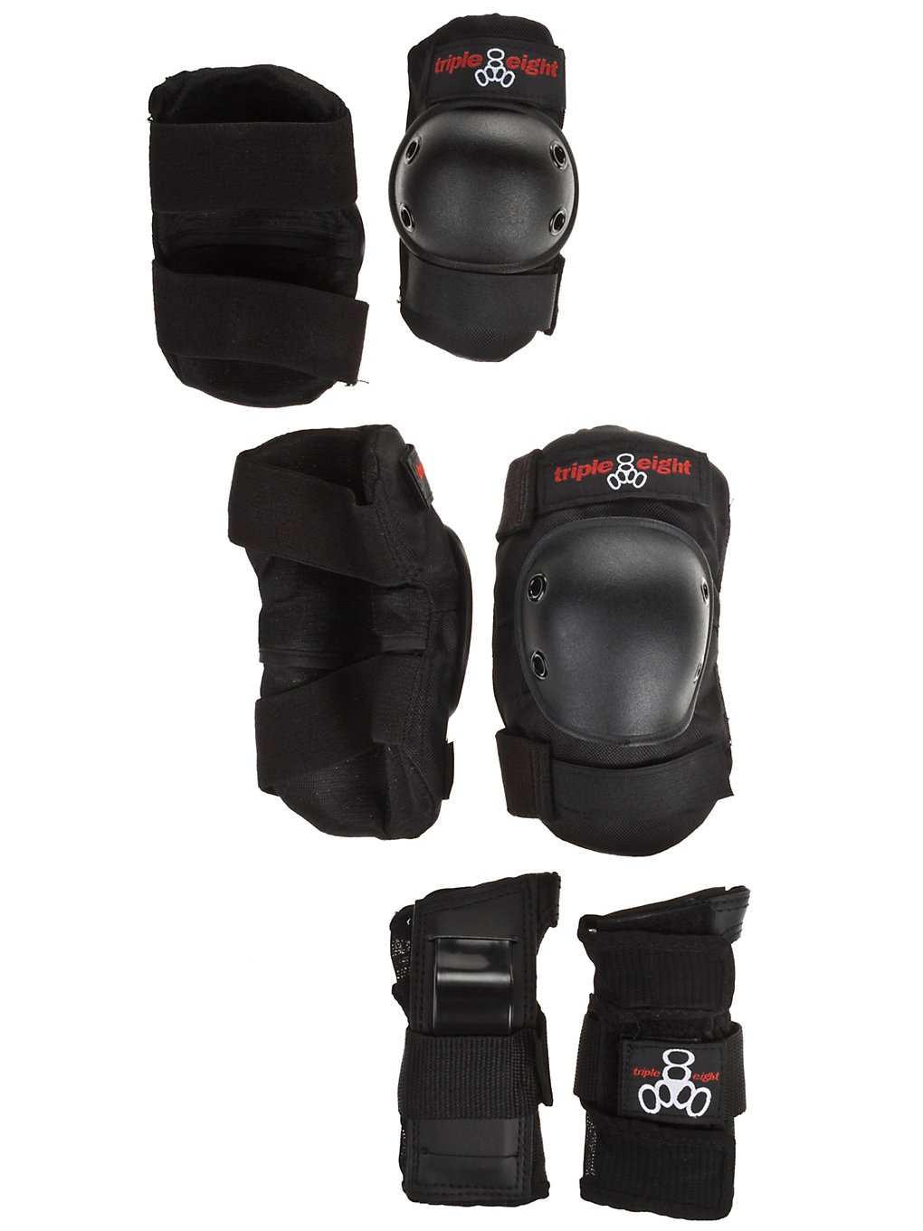 Triple 8 3 Pack Protection Set Youth noir