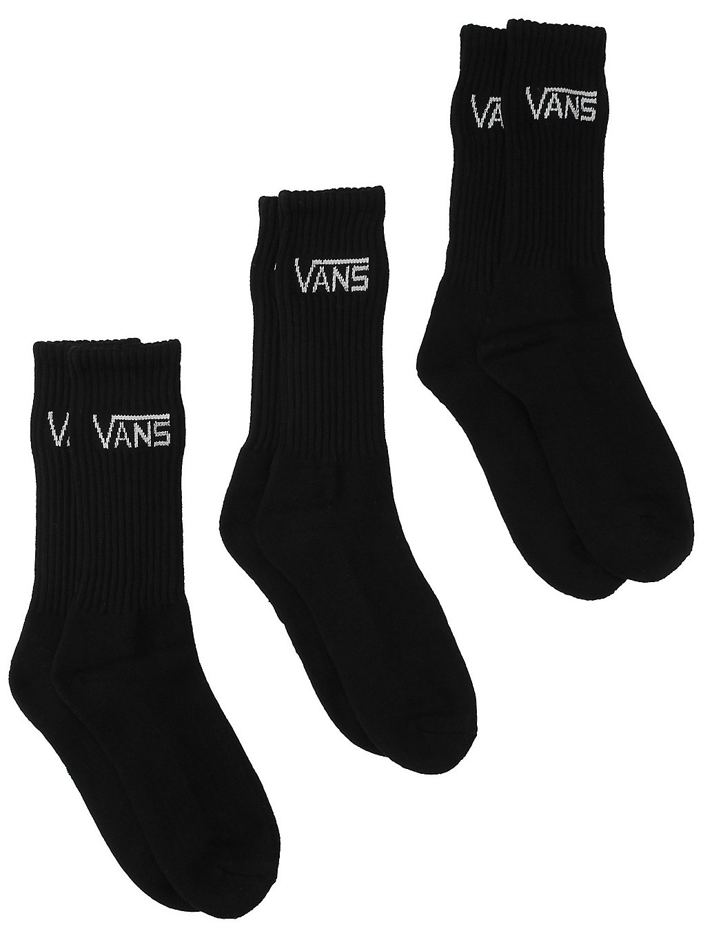 Vans Classic Crew (6.5-9) Socks noir