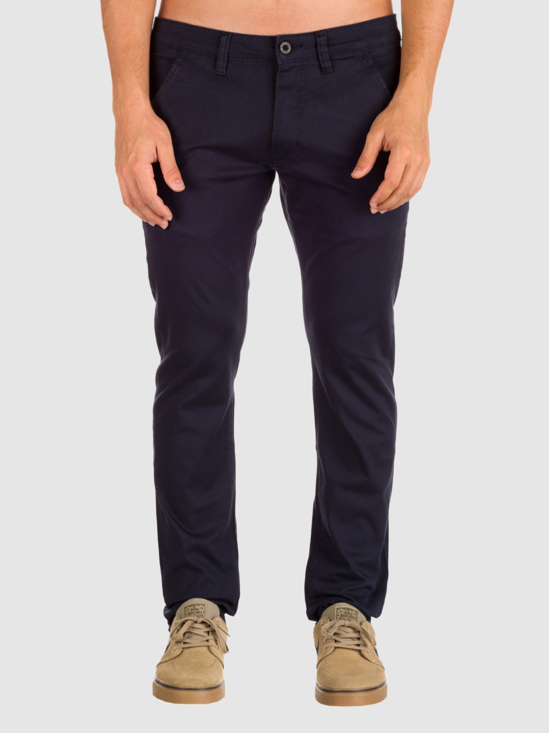 REELL Flex Tapered Chino Hose navy blue