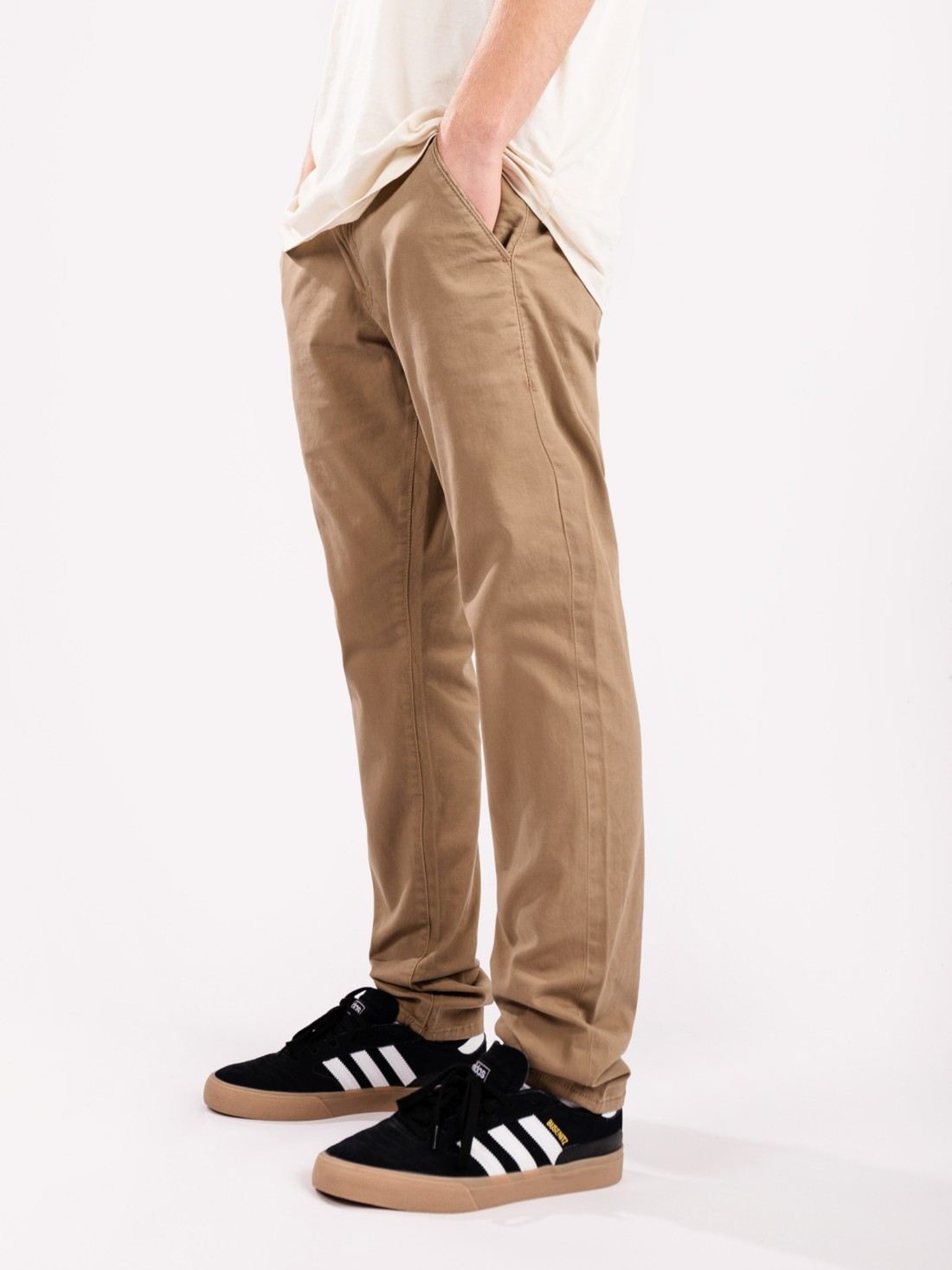 REELL Flex Tapered Chino Hose dark sand