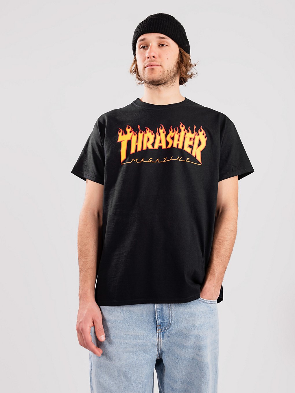 Thrasher Flame T-Shirt black kaufen