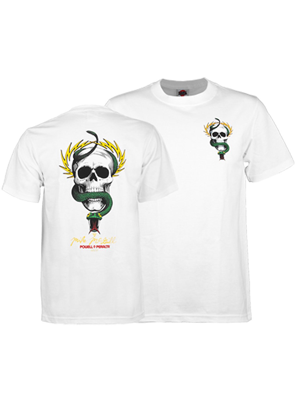 Powell Peralta MC Gill Skull & Snake T-Shirt white