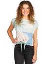 Roxy White Tattoo Tropical Landscape Shirt