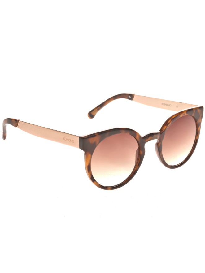 Komono Lulu Metal Tortoise/Rose Gold Sonnenbrille