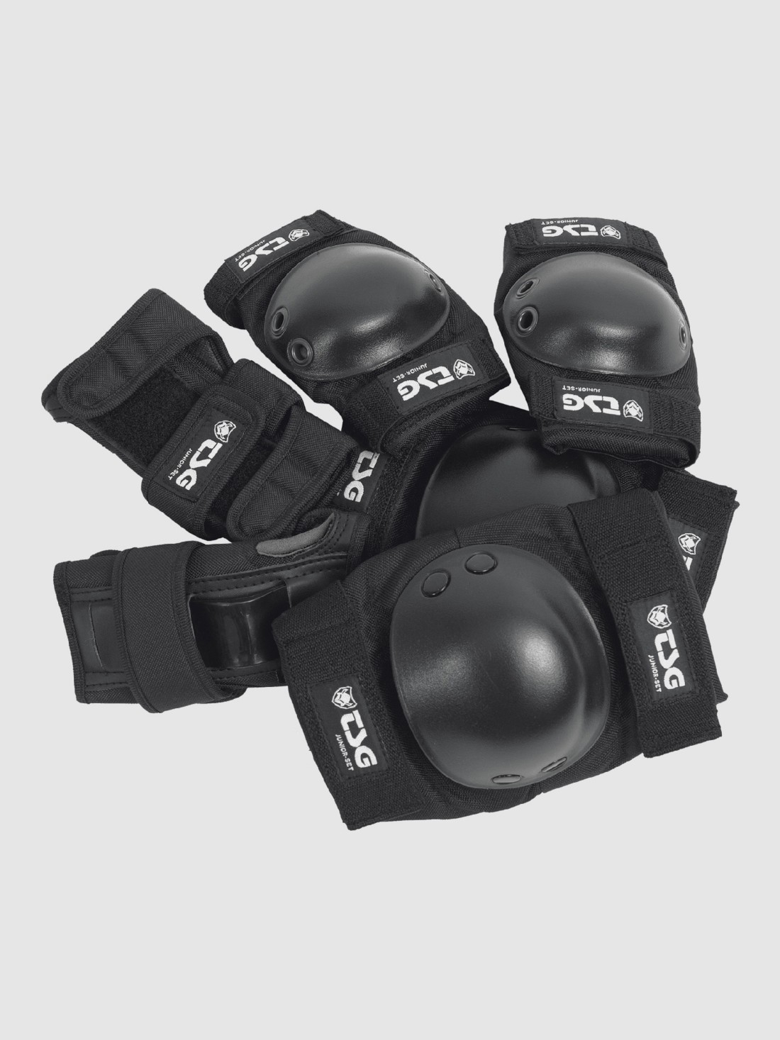 TSG Junior-Set Kids Protektoren Set black