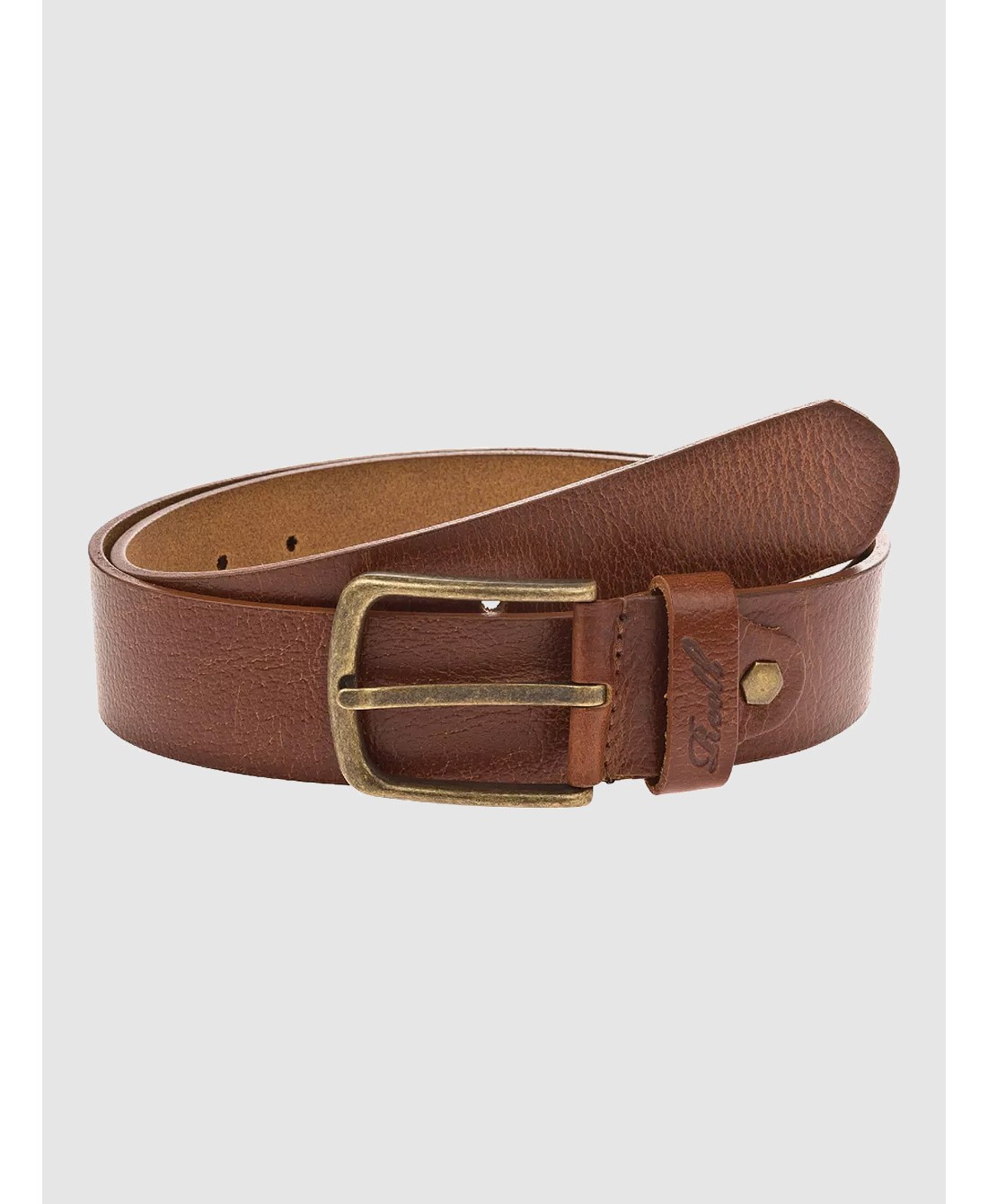 REELL Narrow Gürtel vintage brown