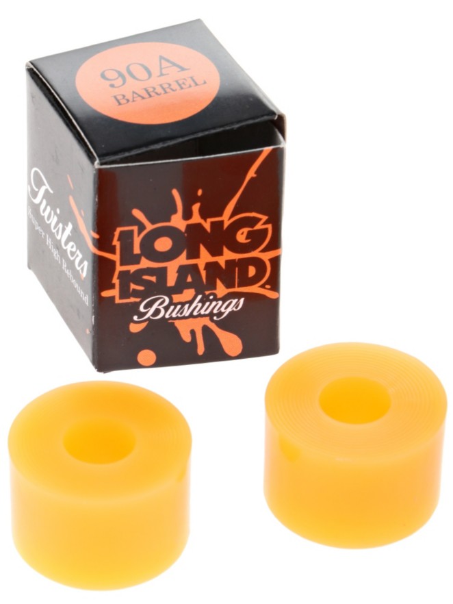 Long Island Longboards Twisters 90A Barrel Orange Bushings-Set