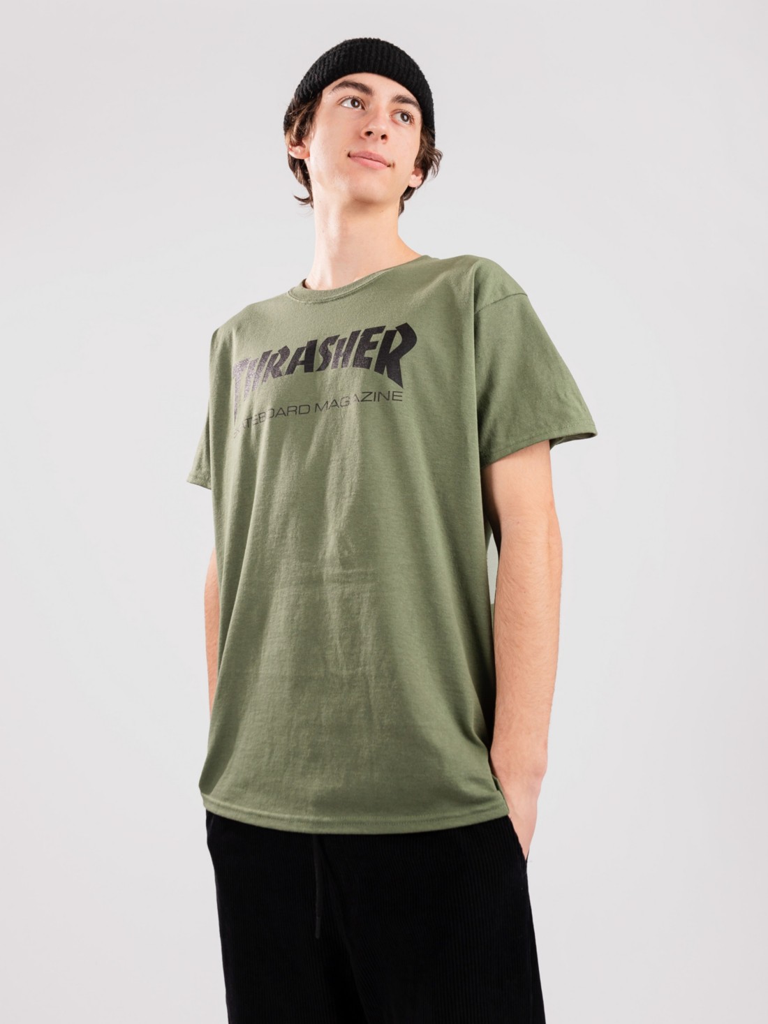 Thrasher Skate Mag T-Shirt army