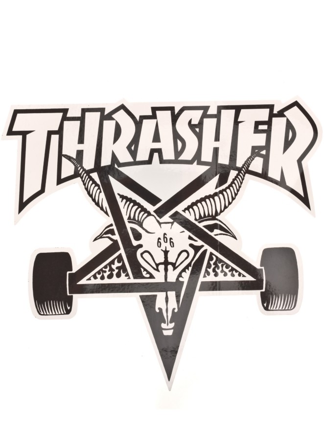 Thrasher Skategoat Board Sticker