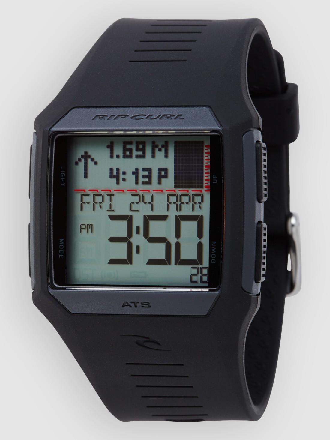 Rip Curl Rifles Tide Uhr black