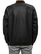 Artificial Leather Bomber Jacket
