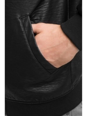 Artificial Leather Bomber Takki