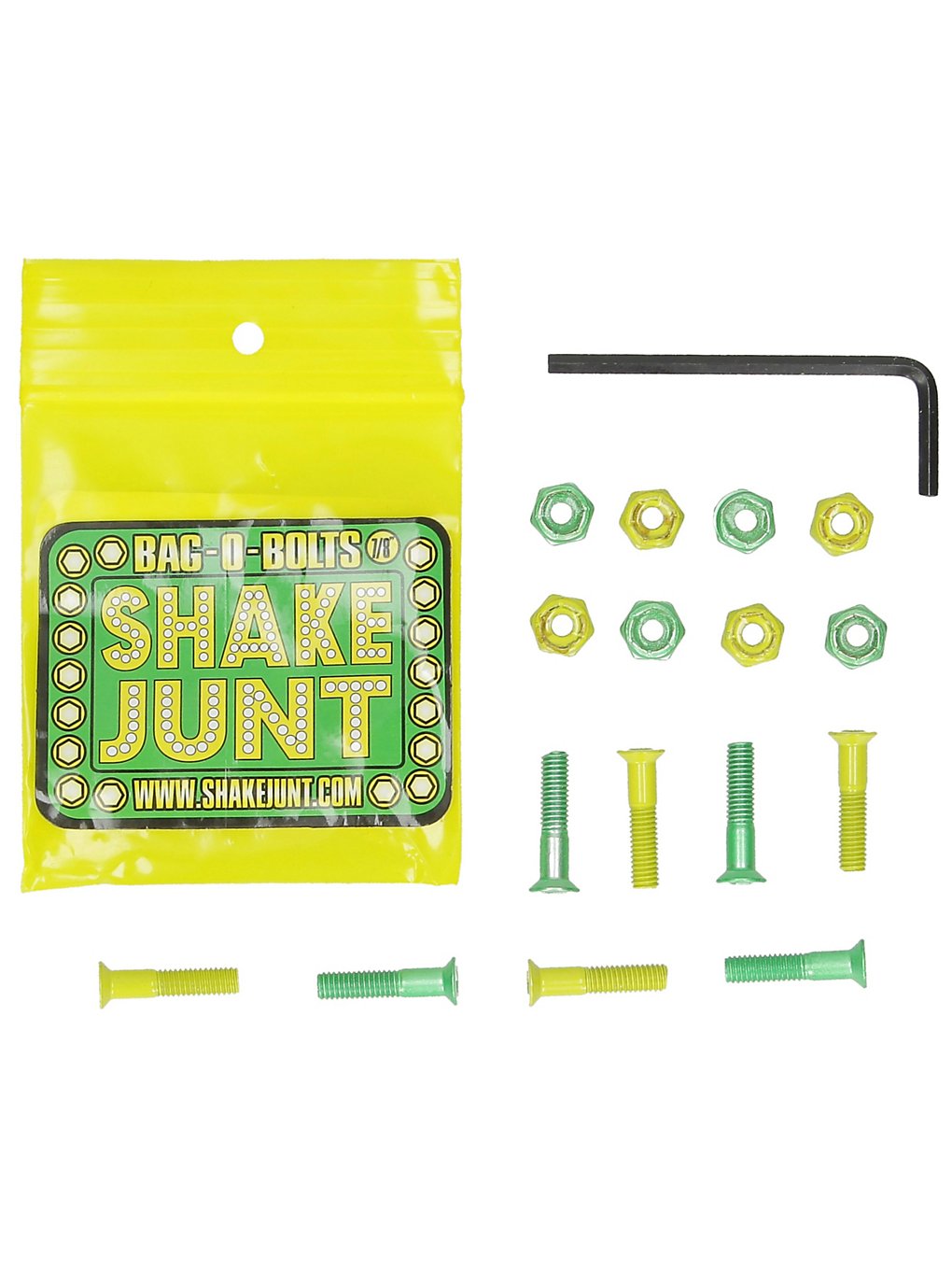 Shake Junt All Green Yellow Inbus 7/8 Screws vert