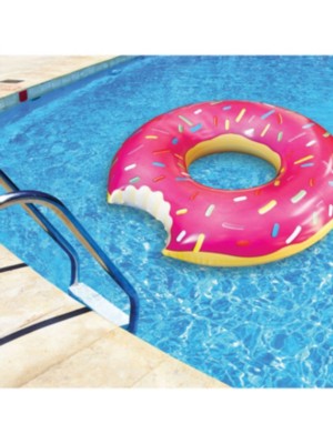 Pool Float Strawberry Donut