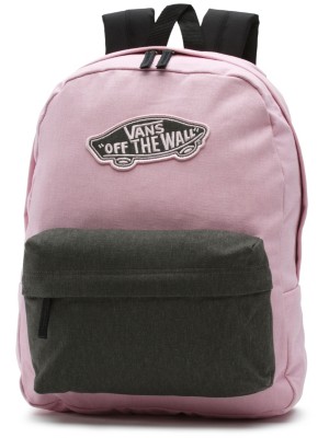 vans realm backpack grey pink