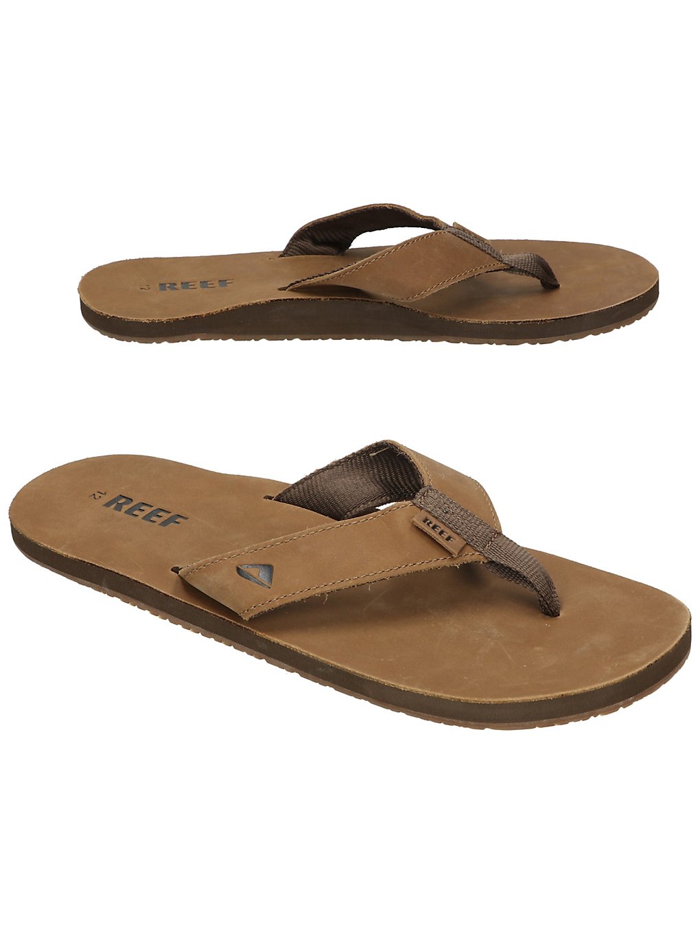 Reef leather smoothy sandals ruskea, reef