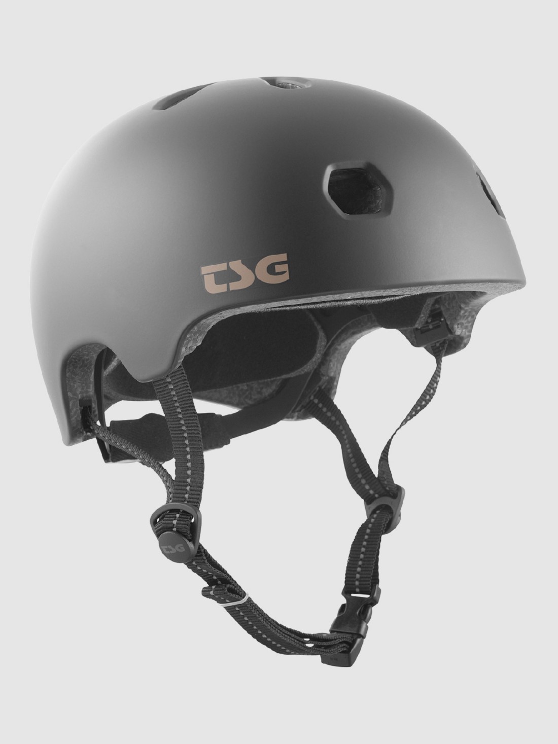 TSG Meta Solid Color Helm satin black