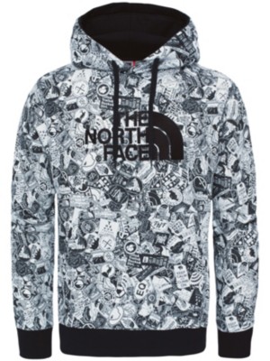 the north face drew peak hoodie white