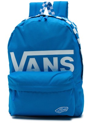 vans blue checkered backpack