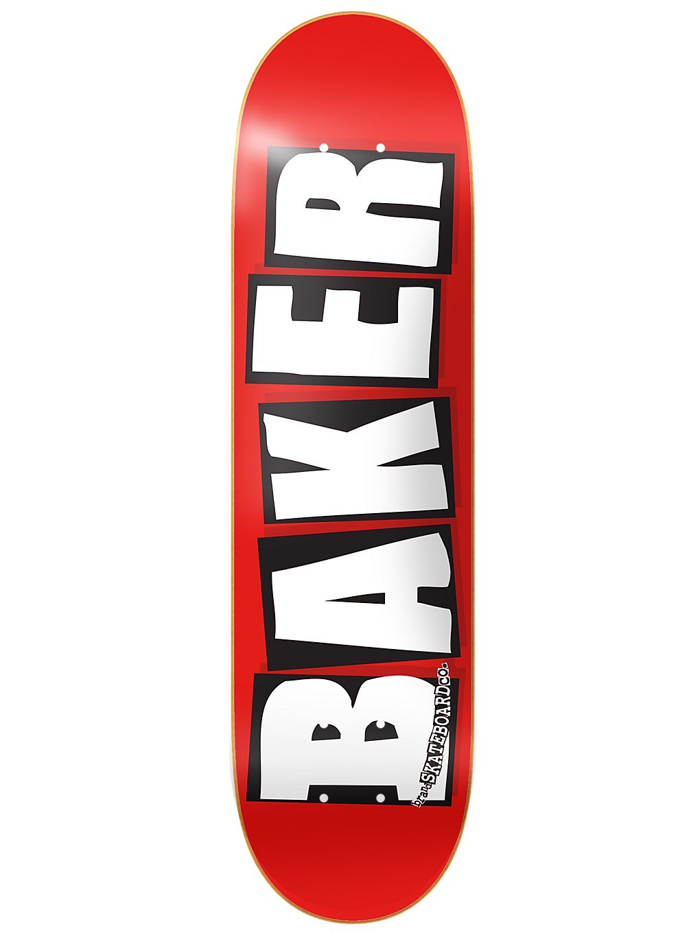 Baker brand logo white 8.125 skate deck kuviotu, baker