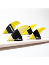 FCS 2 Wr Stretch Pc Carbon Large Quad Fins