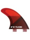 FCS Pc-3 Red Slice Quad Retail Fins