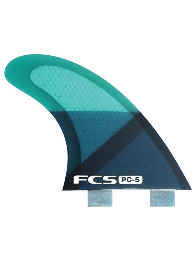 FCS Pc-5 Blue Slice Tri-Quad Retail Fins