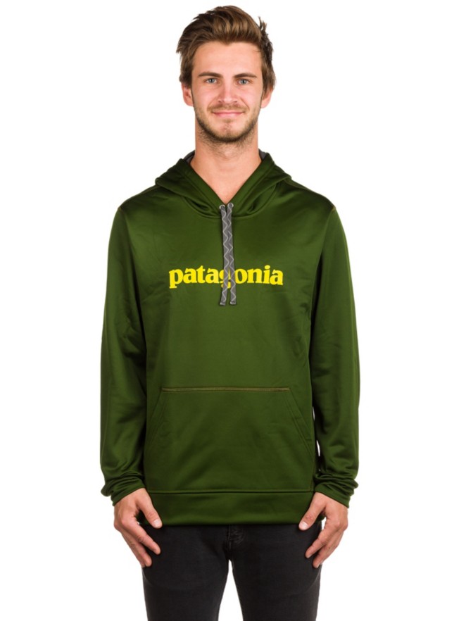 Patagonia Text Logo Polycycle Hoodie