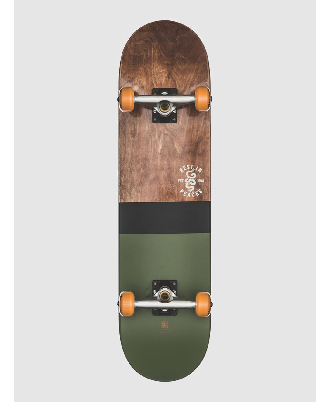 Globe Half Dip 2 8.0" Skateboard hunter green