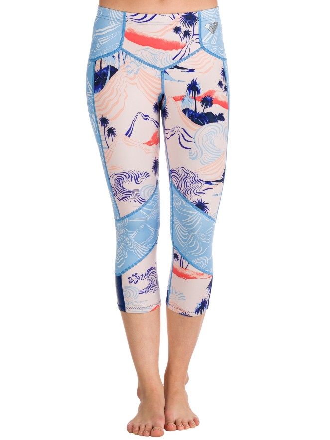 Roxy 1/1 Pop Scalop Capri Flt Surf Leggings