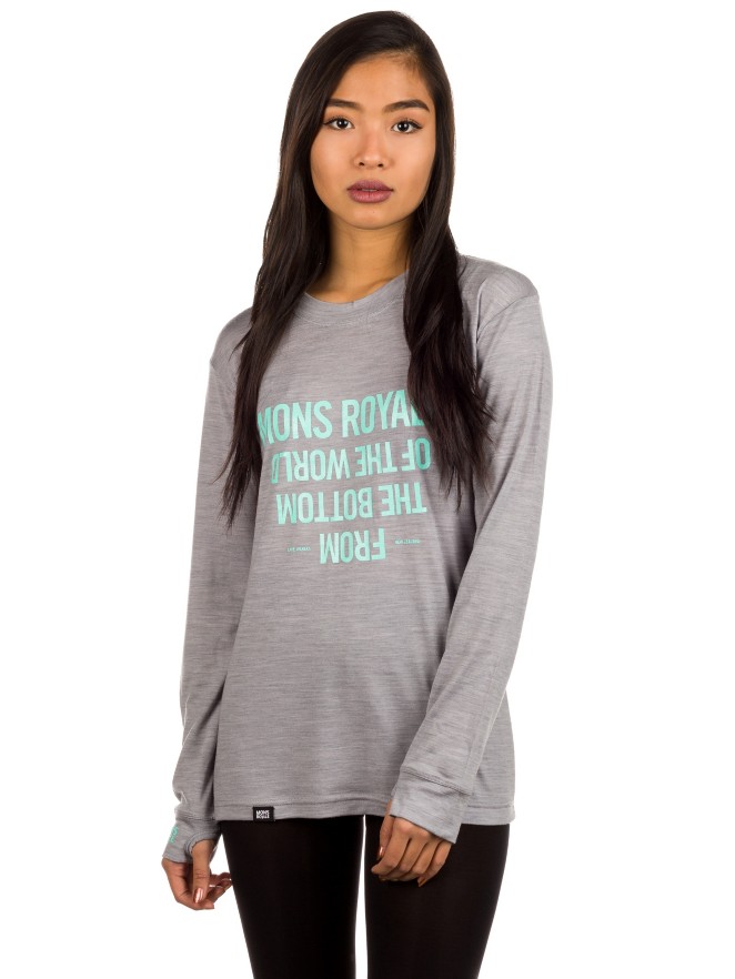 Mons Royale Merino Boyfriend Ftbotw Funktionsshirt LS
