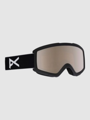 Photos - Ski Goggles ANON Helix 2.0 Black  silver amber +amber (+Bonus Lens)