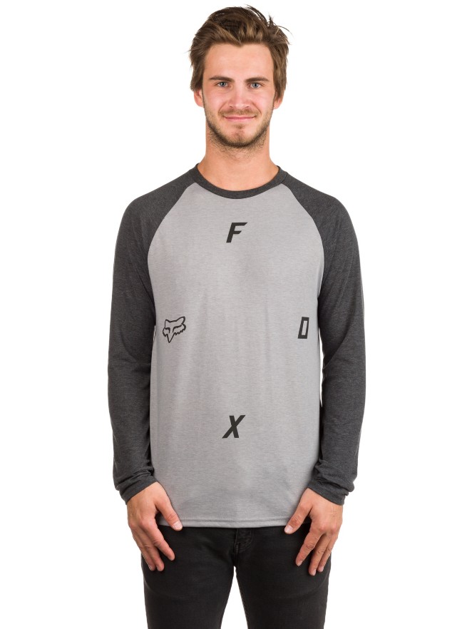 Fox Conjoin Raglan Langarmshirt