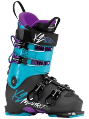 minaret 100mm sv ski boots k2 tomato