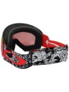 Oakley Flight Deck Seth Morrison Signature Craneos Muertos Red Goggle