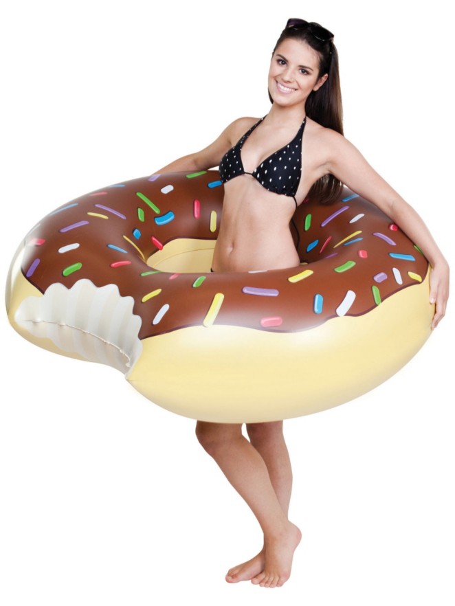 Big Mouth Toys Pool Float Giant Chocolate Donut