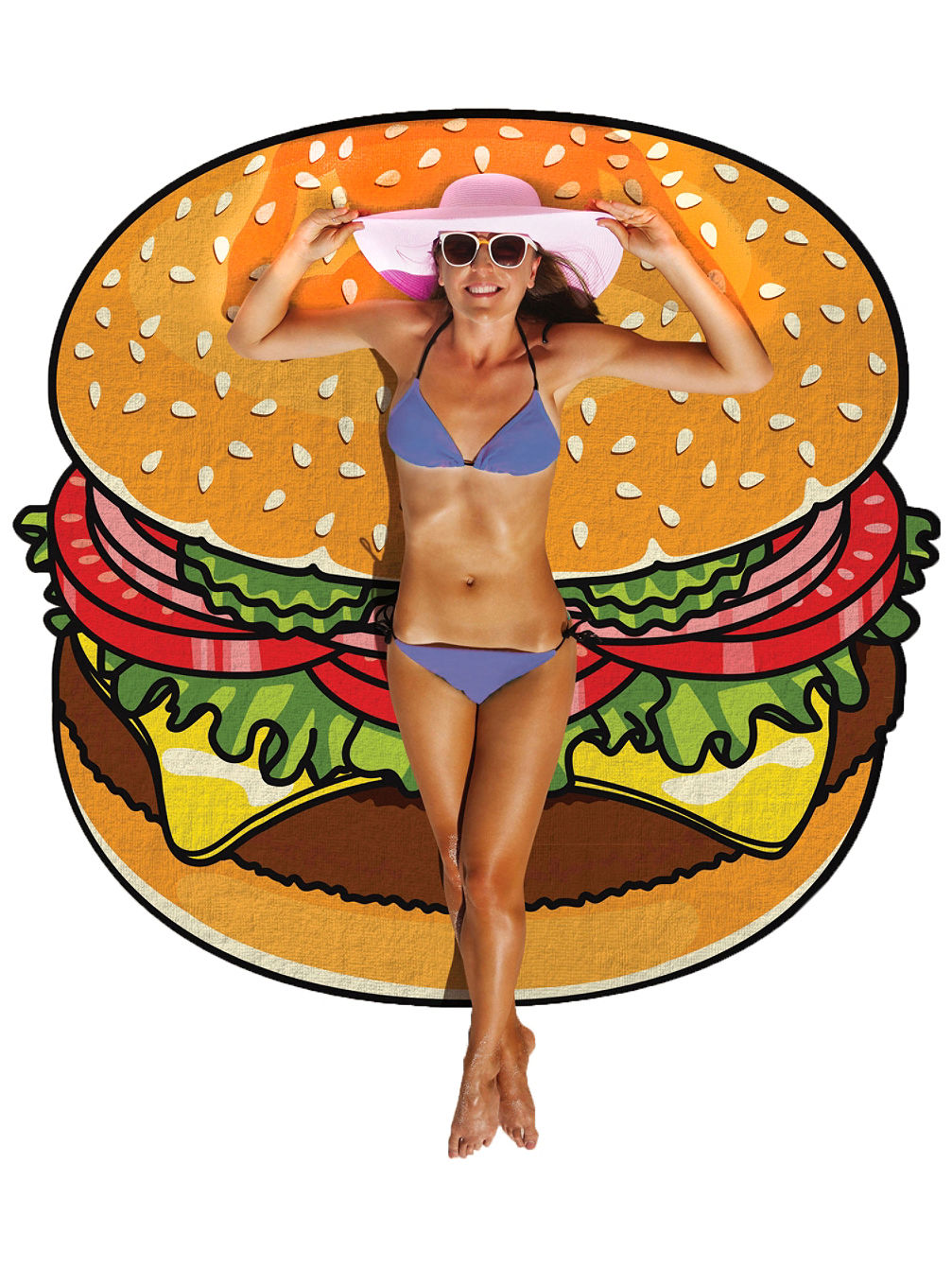 Burger Beach Pyyhe