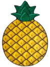 Big Mouth Toys Giant Pineapple Beach Towel