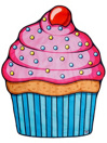 Big Mouth Toys Cupcake Beach Towel