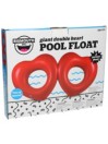 Big Mouth Toys Pool Float Giant Two Of Hearts