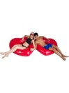 Big Mouth Toys Pool Float Giant Two Of Hearts