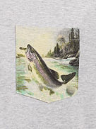 Pocket Salmon Camiseta
