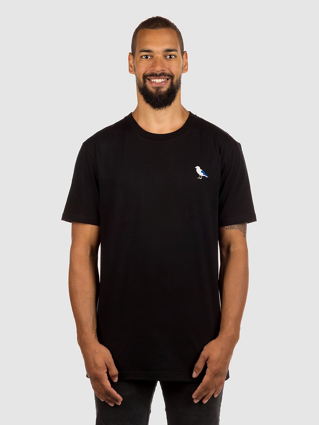 Cleptomanicx Embro Gull T-Shirt black kaufen
