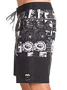 X Warholsurf Black And White Boardshorts