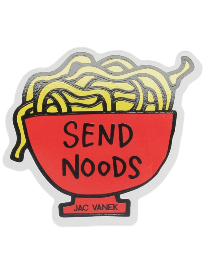 Jac Vanek Send Noods Klistremerke